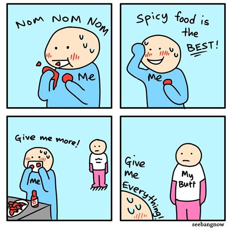 spicy butt|Spicy food : r/funny